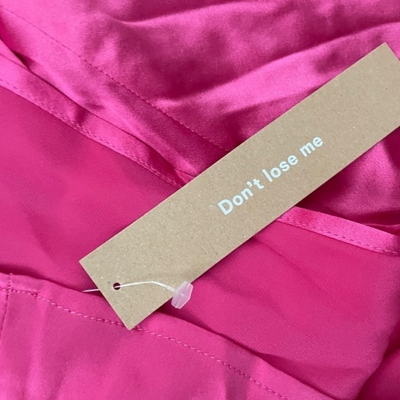 Reformation Marguerite silk midi dress in flambe NWT - Picture 8 of 9